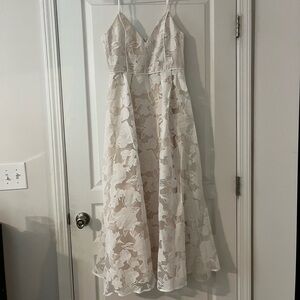 Showpo White Floral Maxi Dress 6